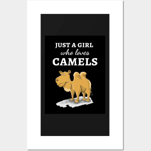 Just A Girl Who Loves Camels Posters and Art